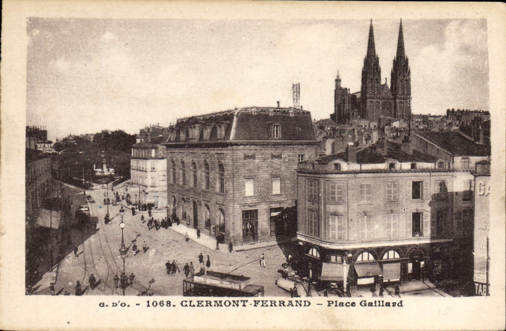 CPA Clermont Ferrand Place Gaillard