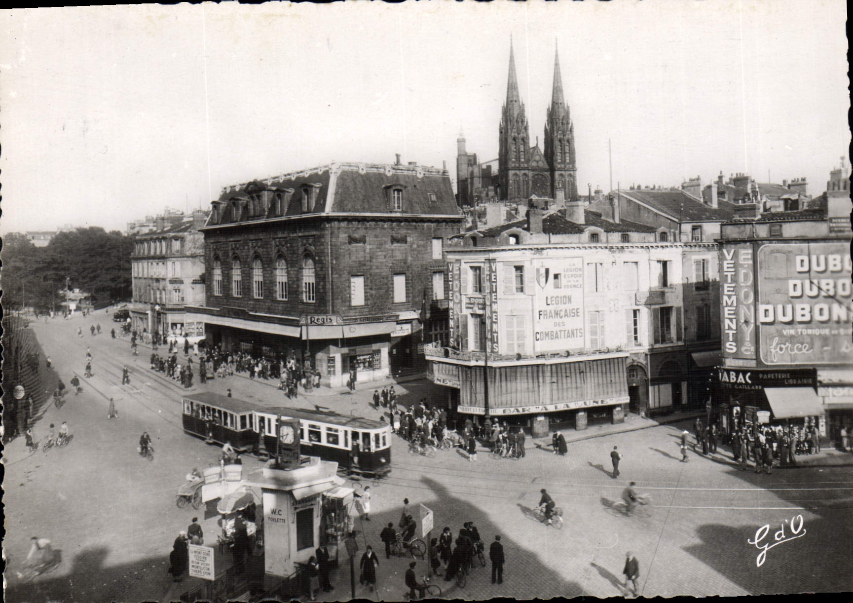 CPSM Clermont Ferrand Place Gaillard