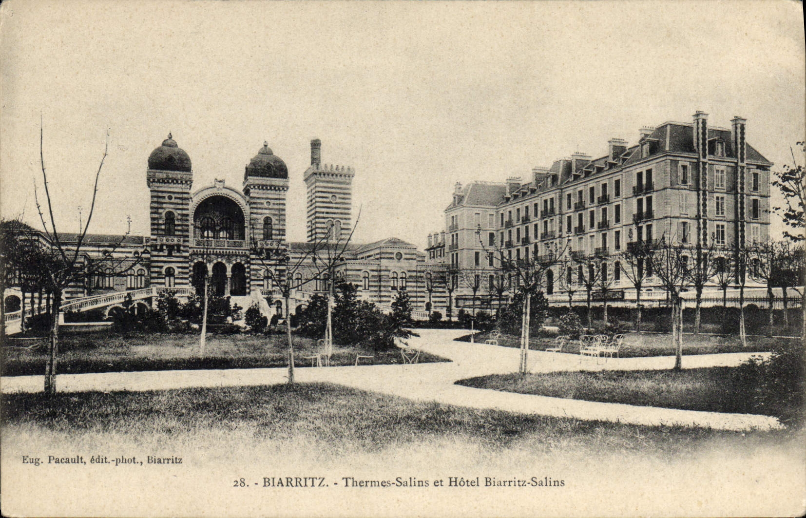 CPA Biarritz Thermes Salins Et Hotel Biarritz-Salins