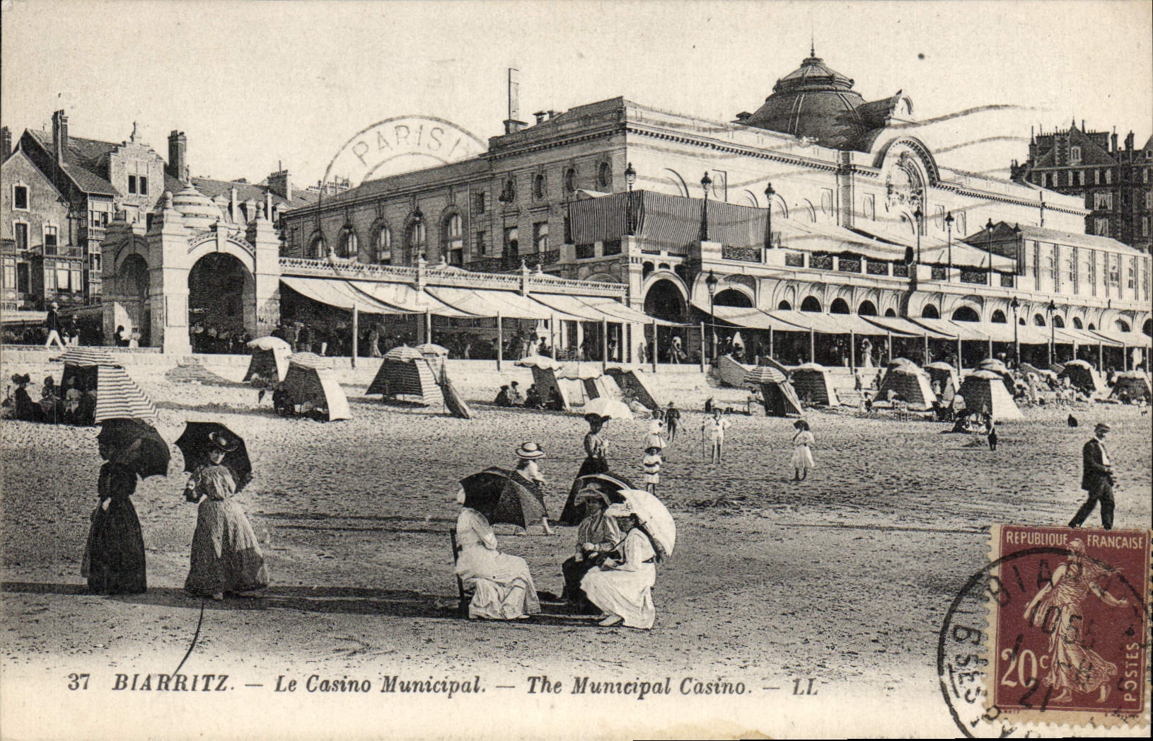 CPA Biarritz Le Casino Municipal