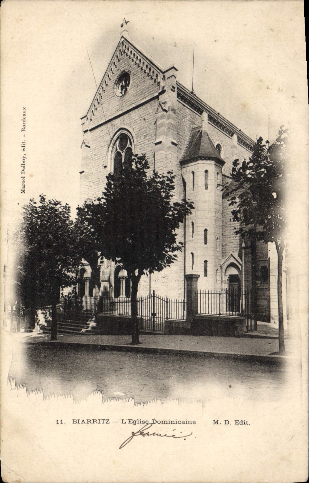 CPA Biarritz L'Eglise Dominicaine