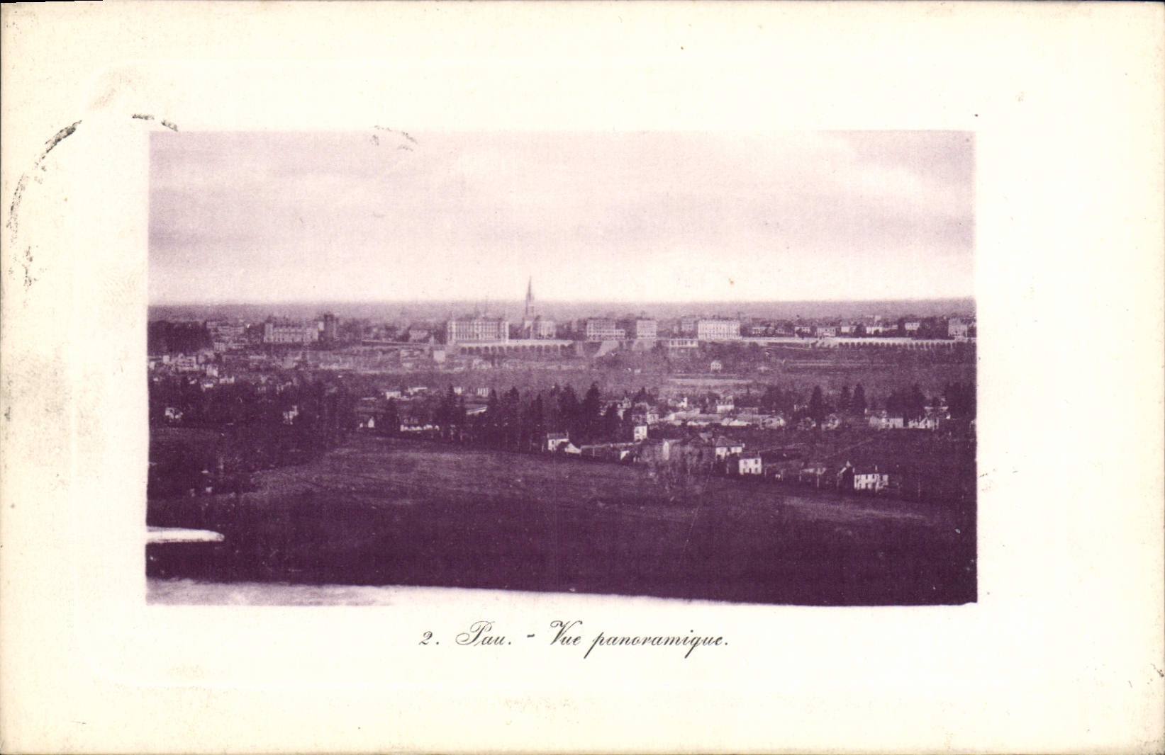 CPA Pau Vue Panoramique