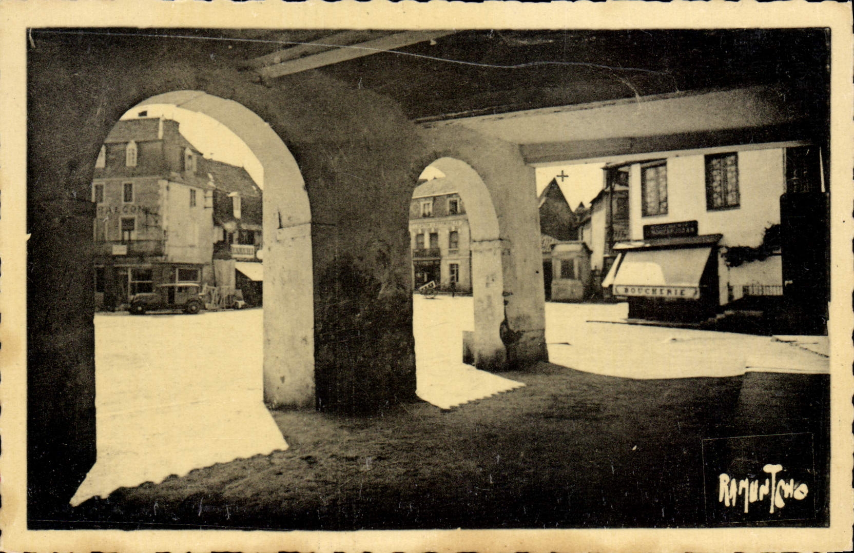 CPA SALIES-de-BEARN Place Et Maison De Jeanne D'Albret