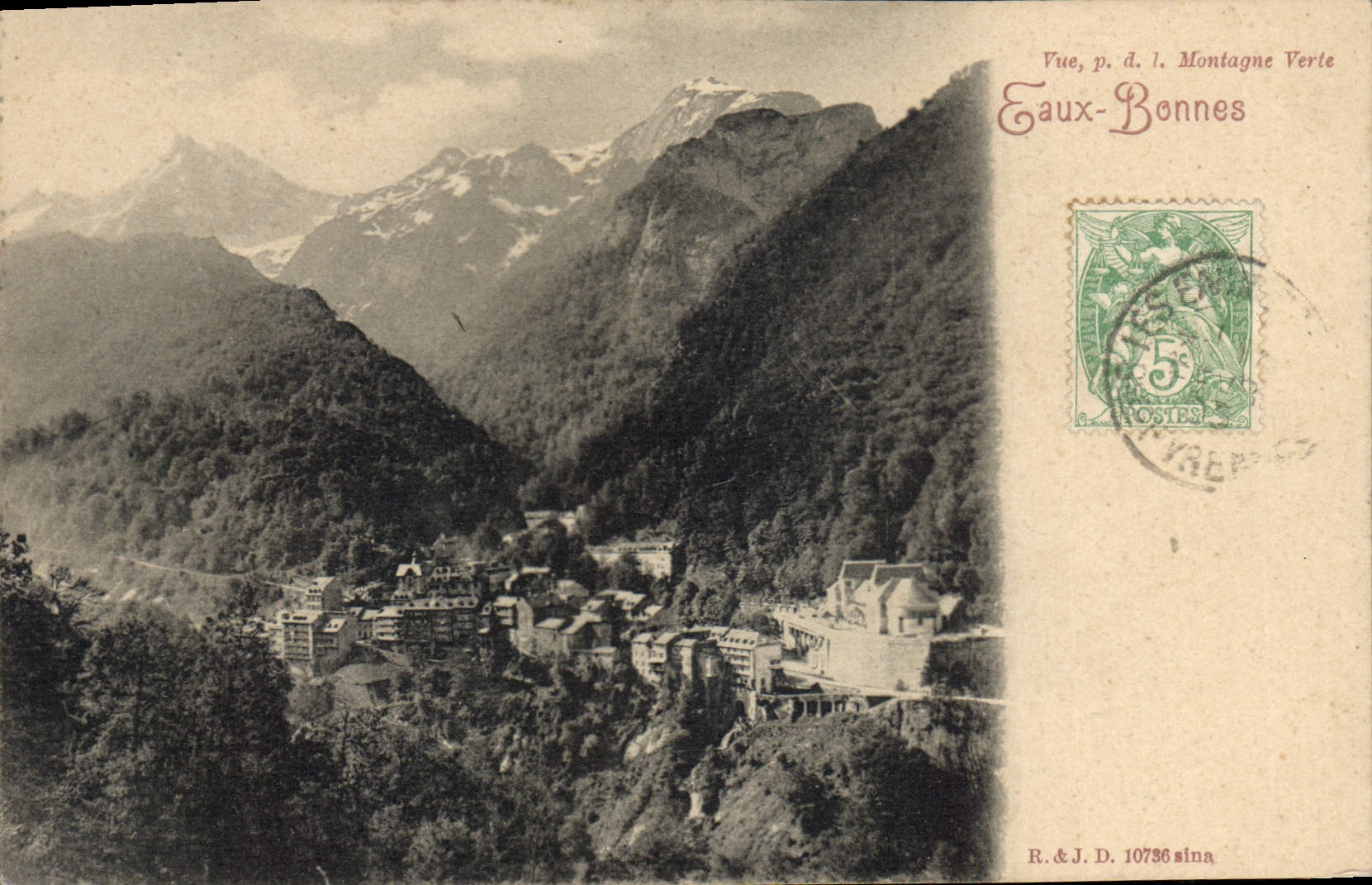 CPA Eaux Bonnes Vue