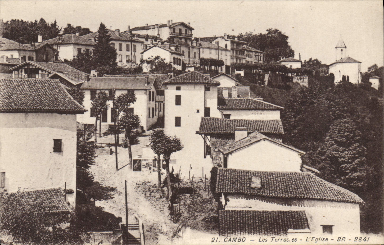 CPA Cambo Les Terrasses L'Eglise