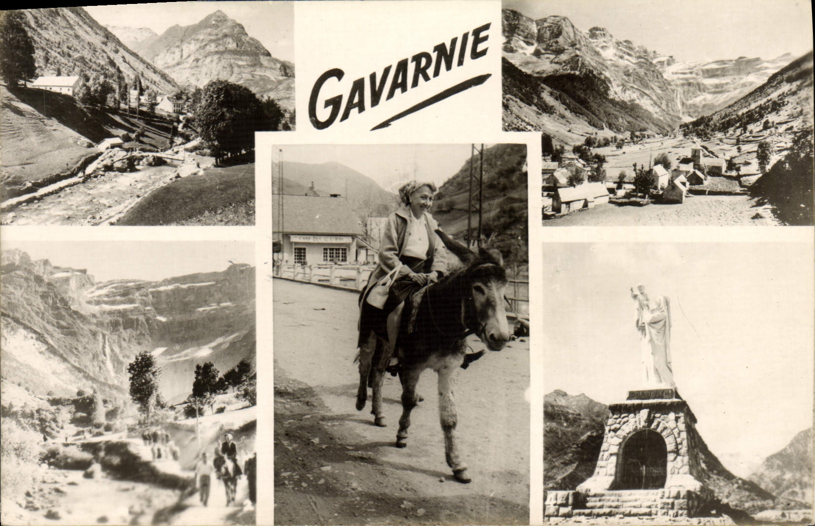 CPA Gavarnie âne