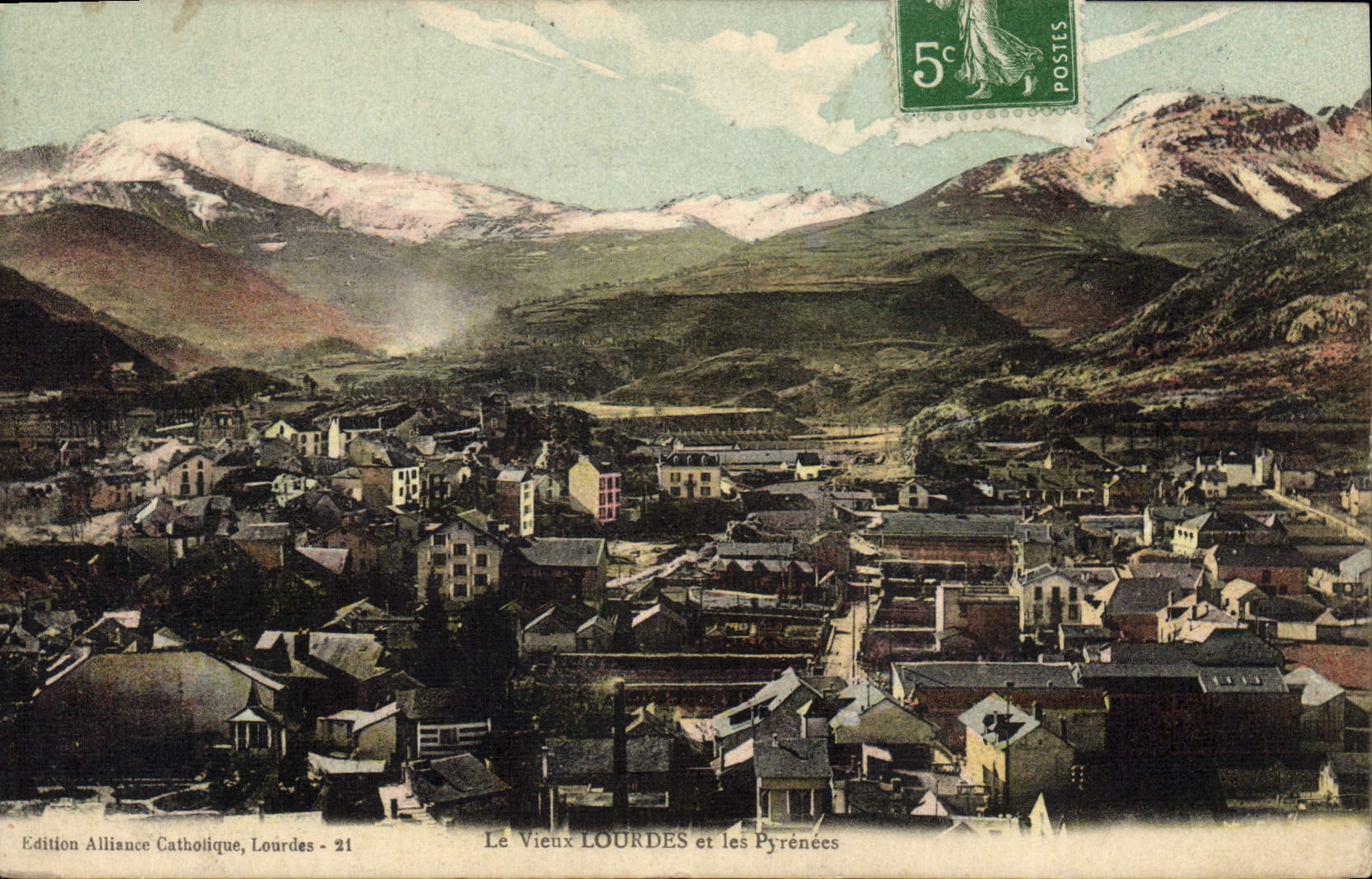 CPA le vieux Lourdes Et Les Pyrenees