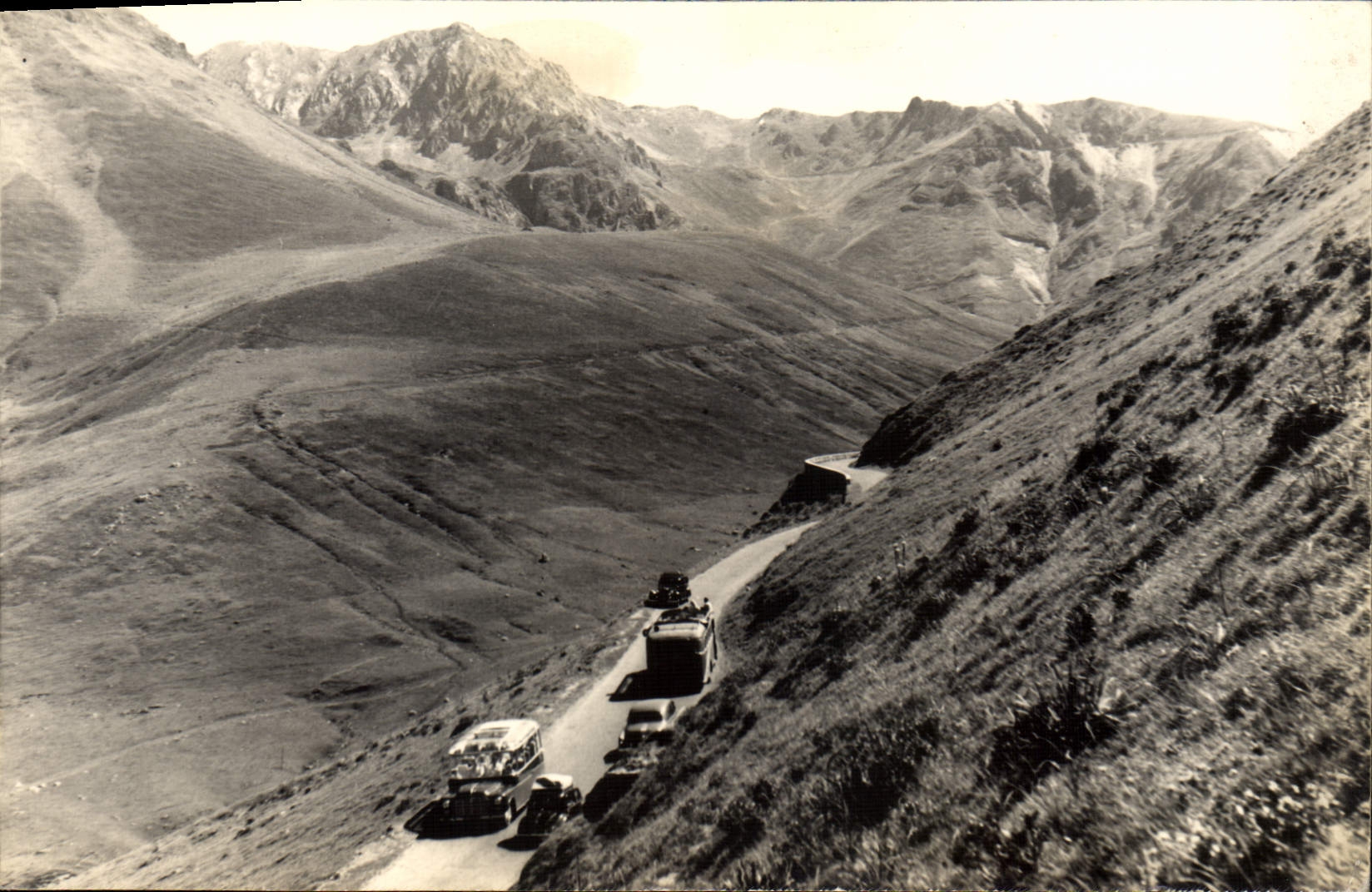 CPA Bareges La Route Le Col Du Tourmalet