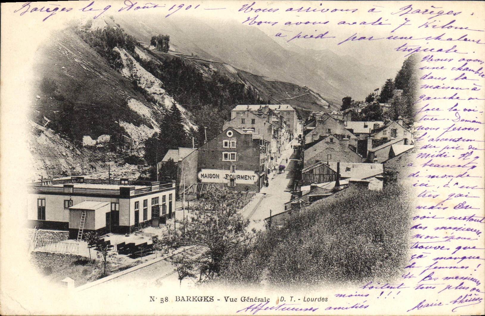 CPA Bareges Vue Generale