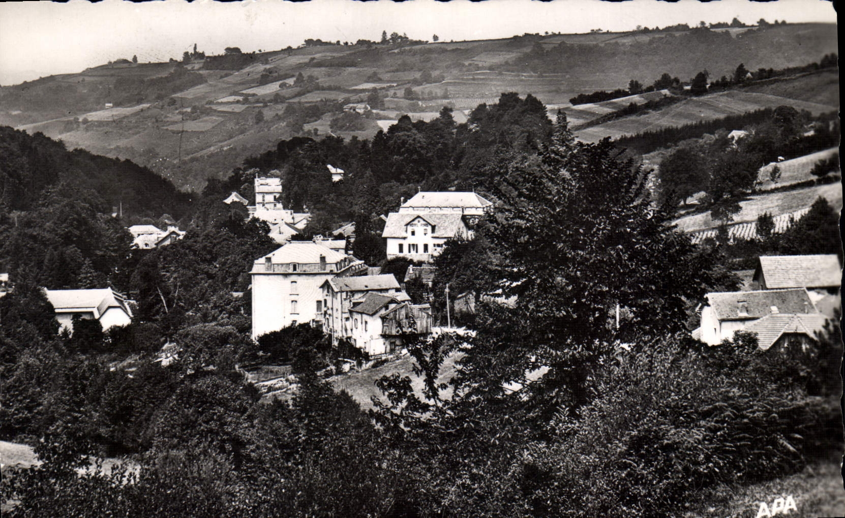 CPA Capvern Les Bains Vue Generale