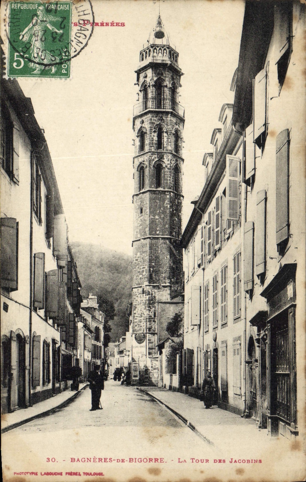 CPA Bagneres De Bigorre La Tour Des Jacobins