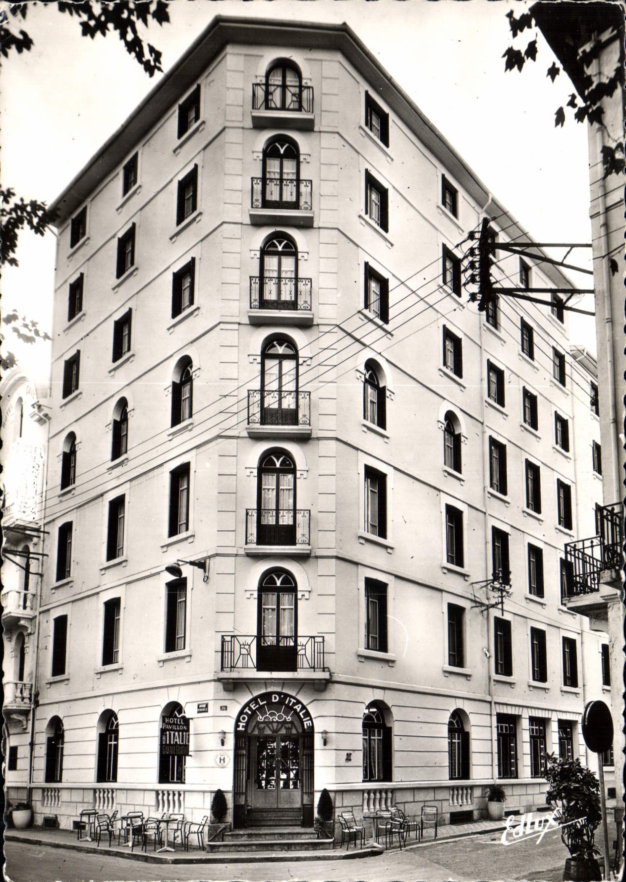 CPSM Lourdes Hotel D'Italie