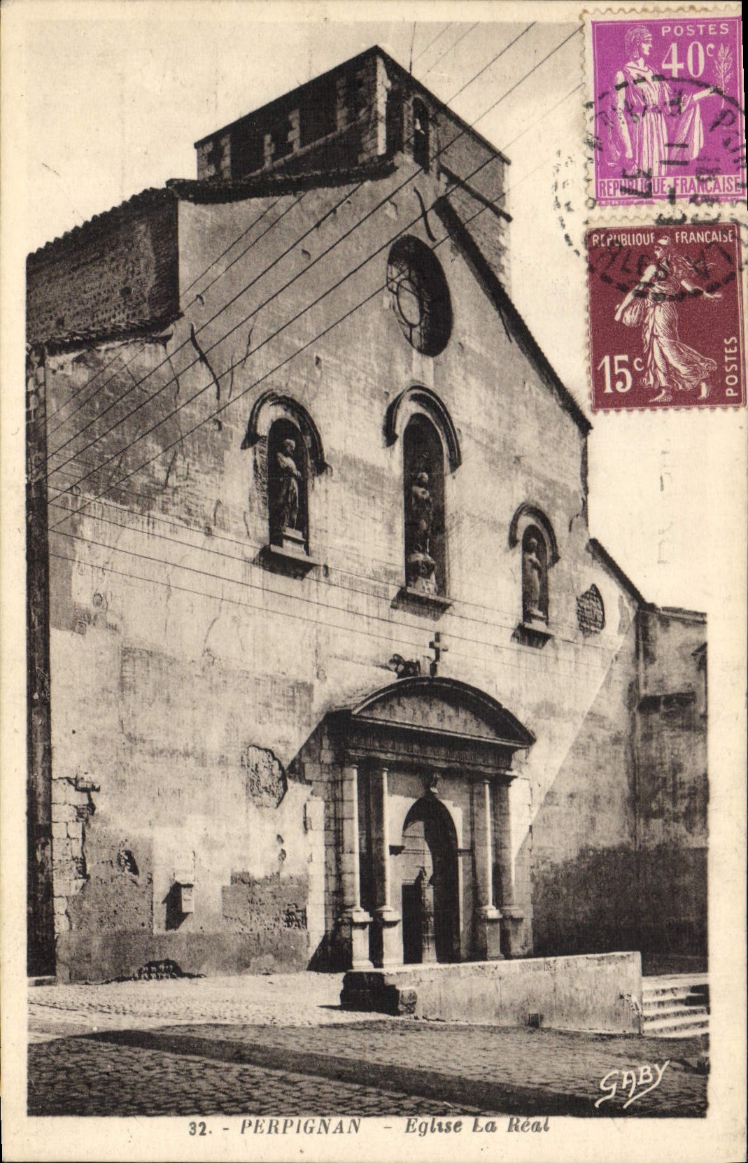 CPA Perpignan Eglise La Real