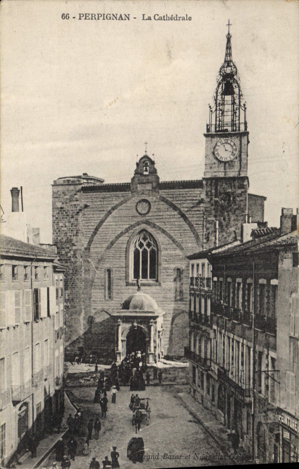 CPA Perpignan La Cathedrale
