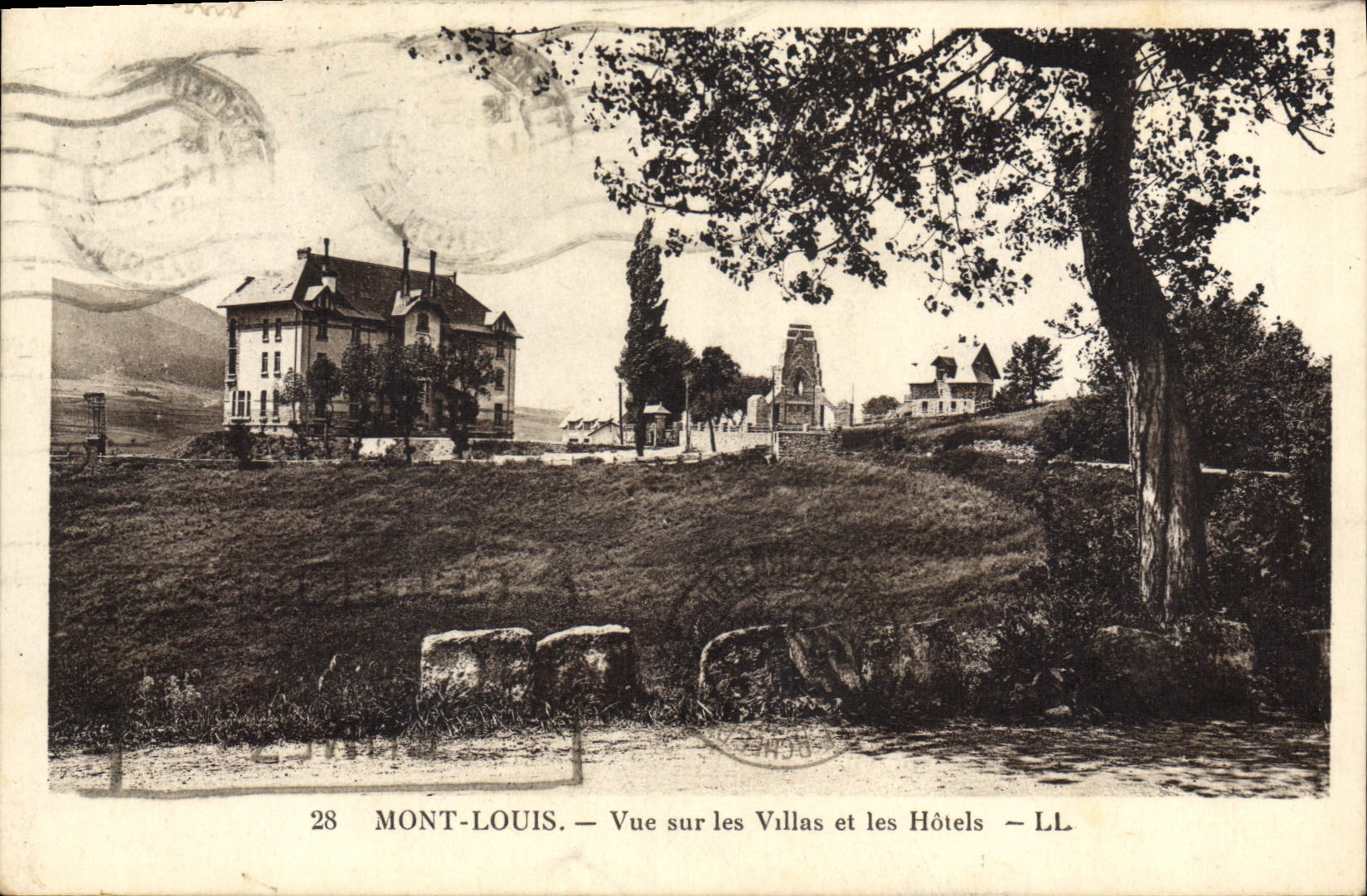 CPA Mont Louis Vue Sur Les Villas Et Les Hotels