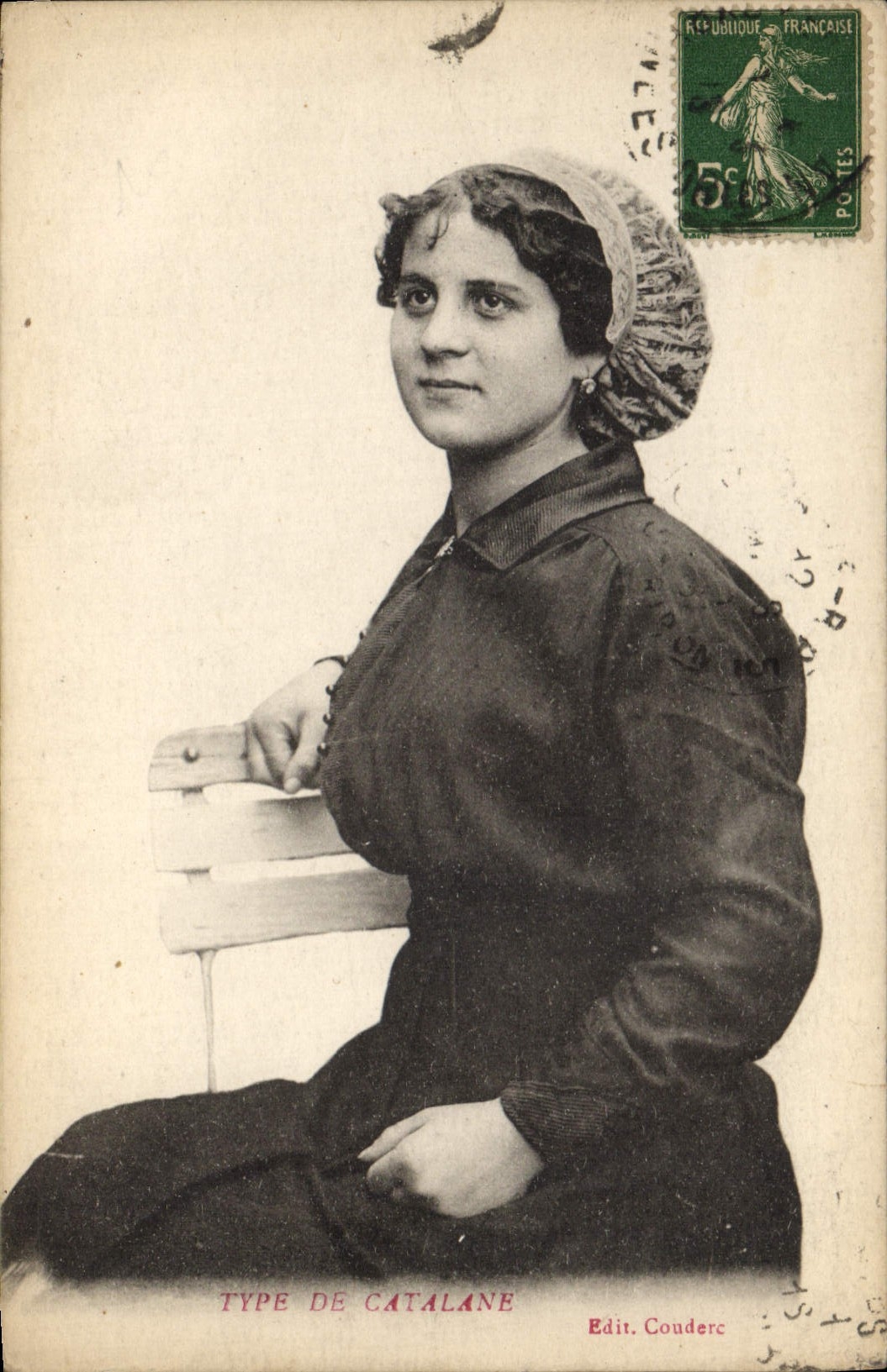 CPA Type De Catalane