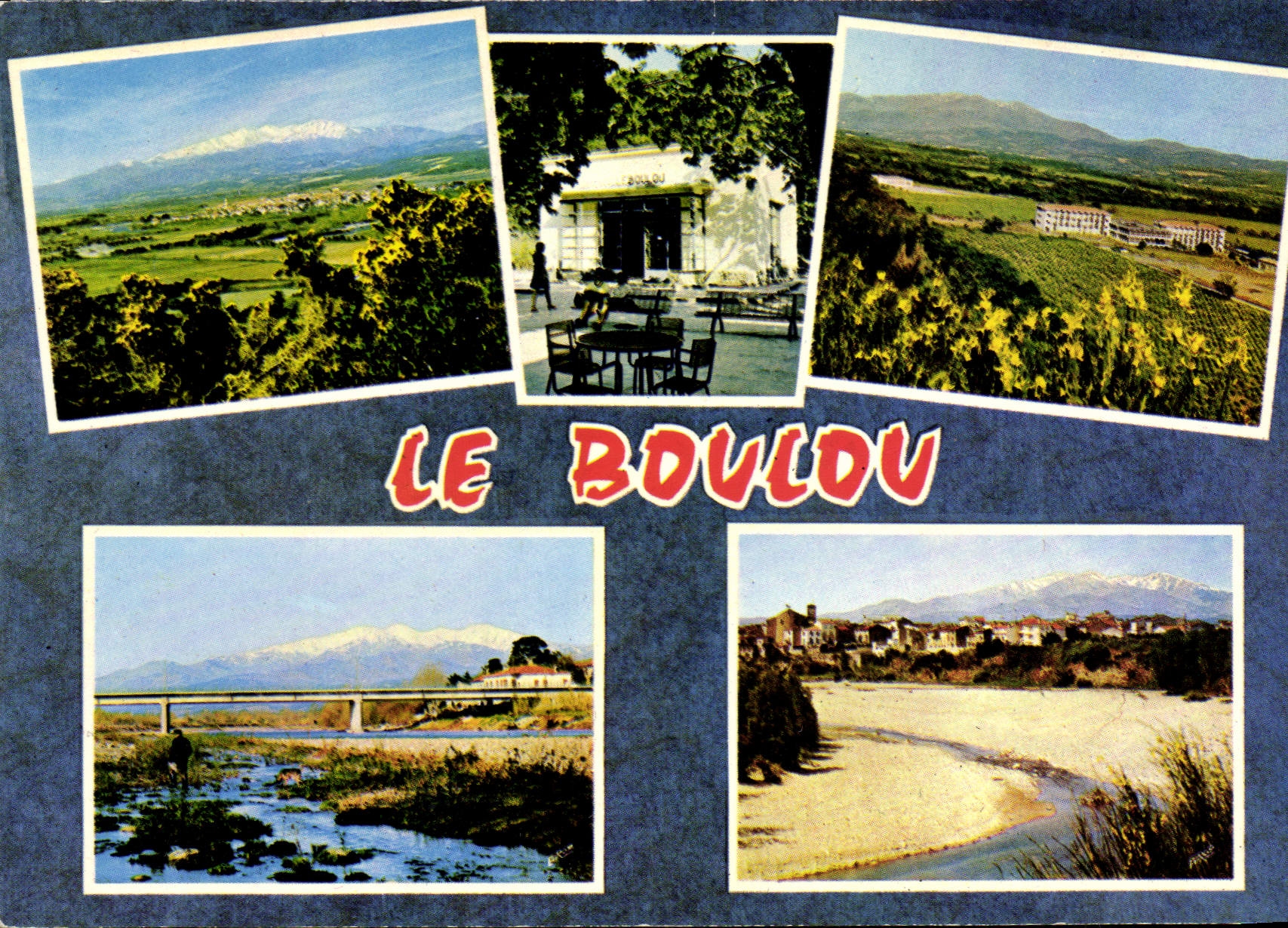 CPSM Le Boulou LE VALLESPIR vue générale pont source
