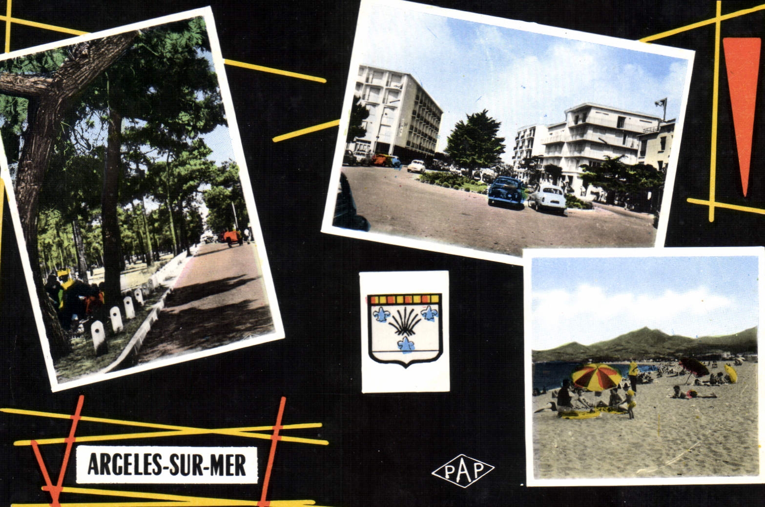 CPSM Argeles Sur Mer vues diverses