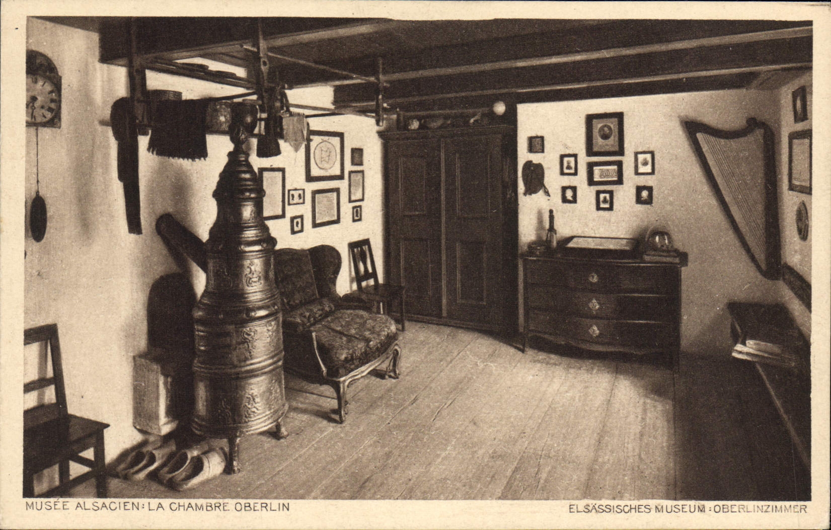 CPA Musee Alsacien La Chambre Oberlin