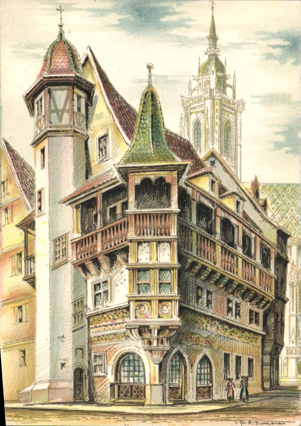 CPSM Colmar La Maison Pfister