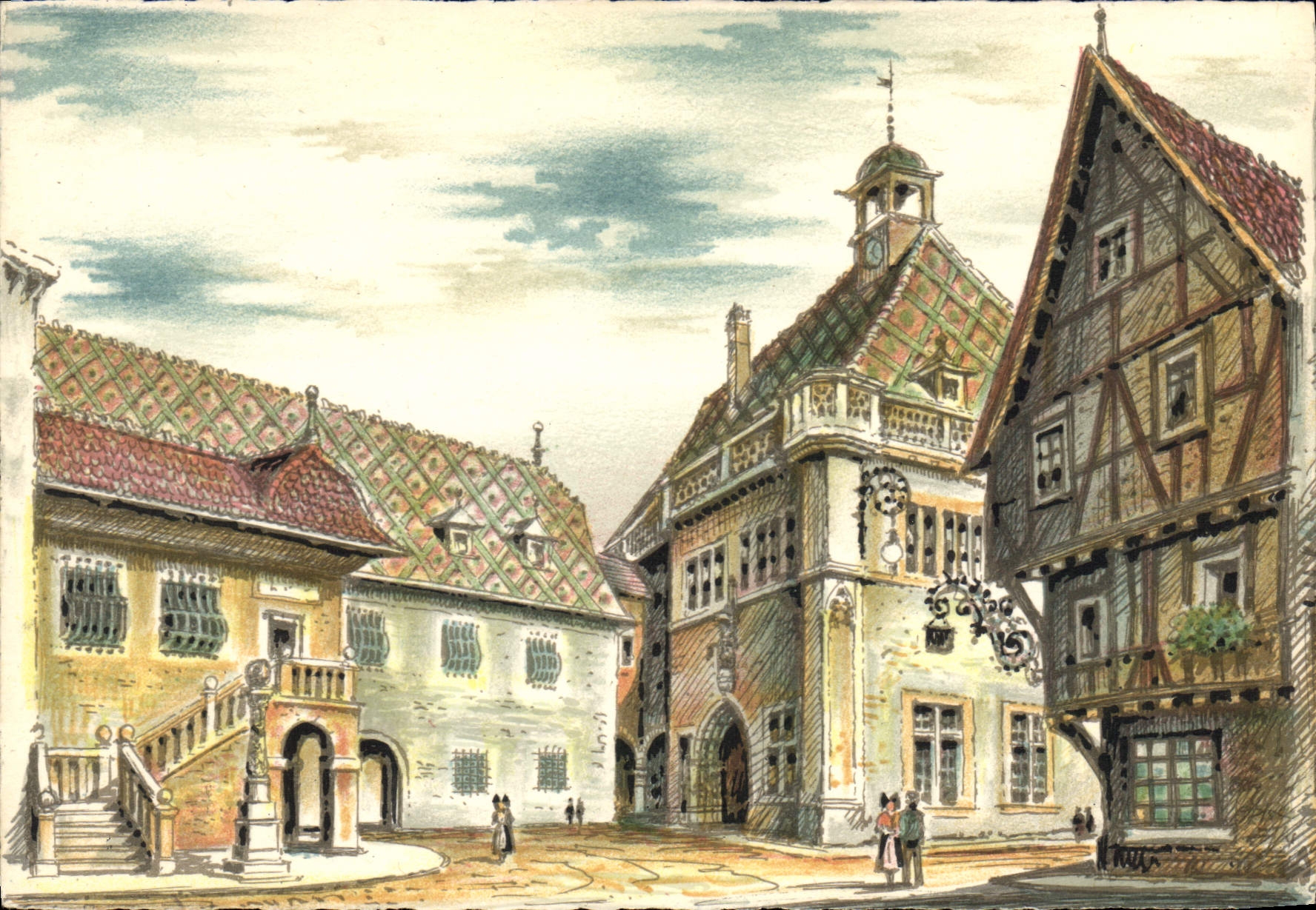 CPSM Colmar L'Ancienne Douane