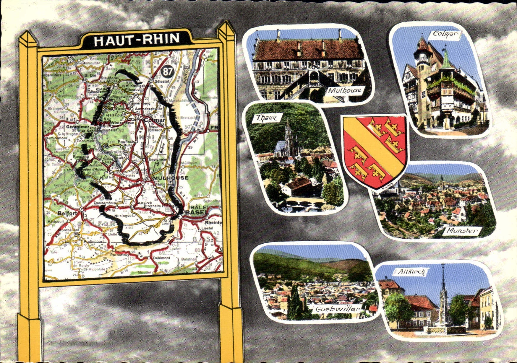 CPSM Haut Rhin Superficie Hectares