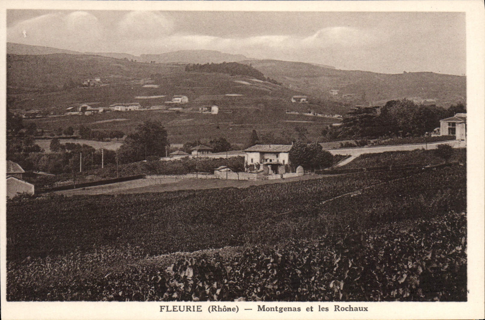 CPA Fleurie Montgenas Et Les Rochaux
