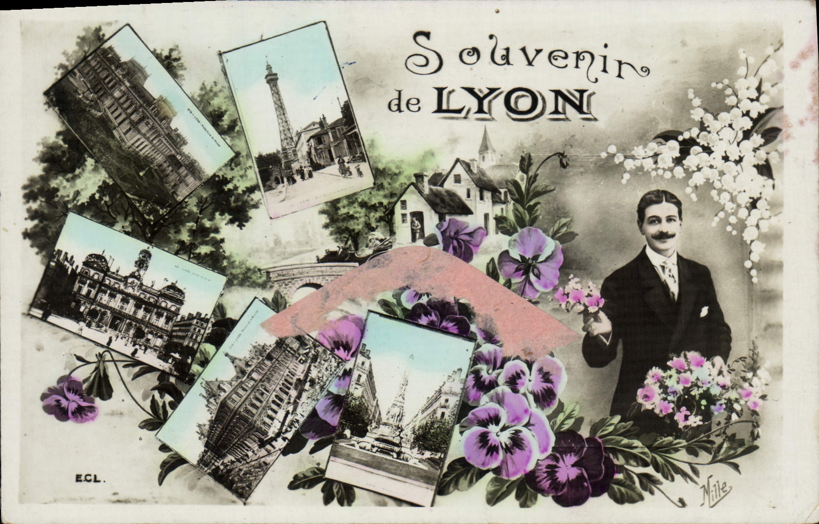 CPA Souvenir De Lyon
