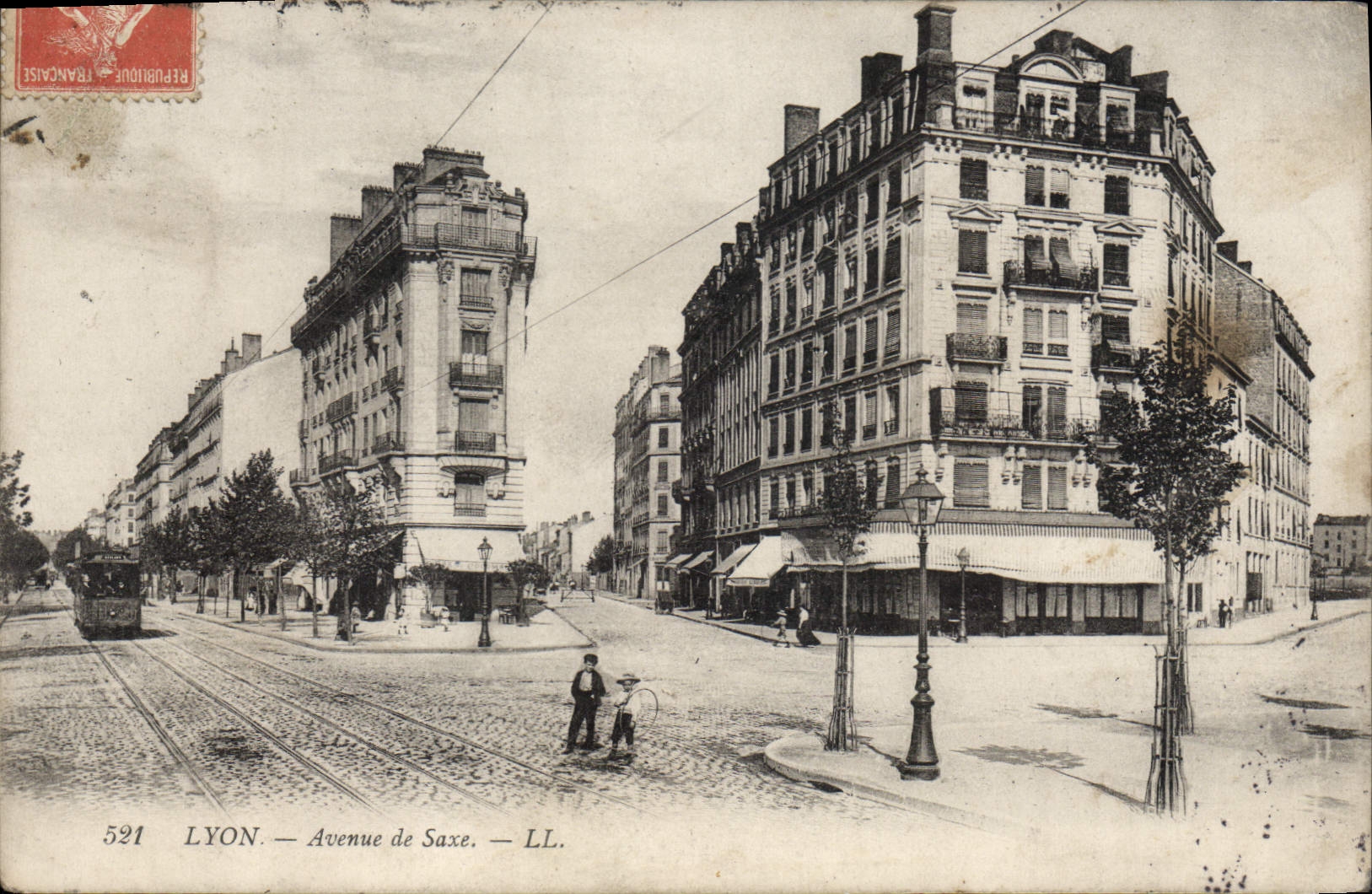 CPA Lyon Avenue De Saxe