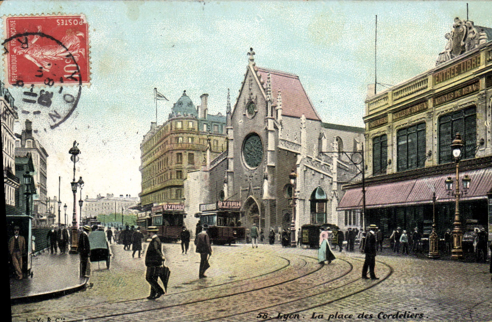 CPA Lyon La Place Des Cordeliers