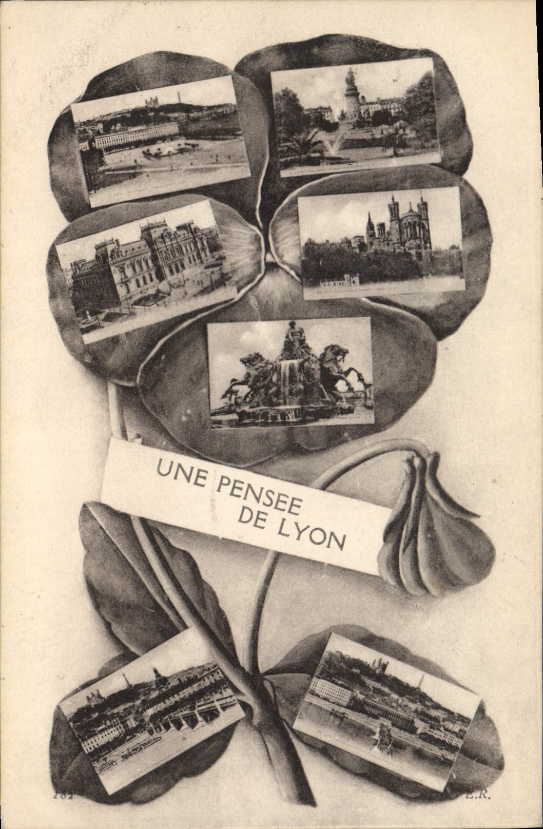 CPA Lyon Une Pensee De