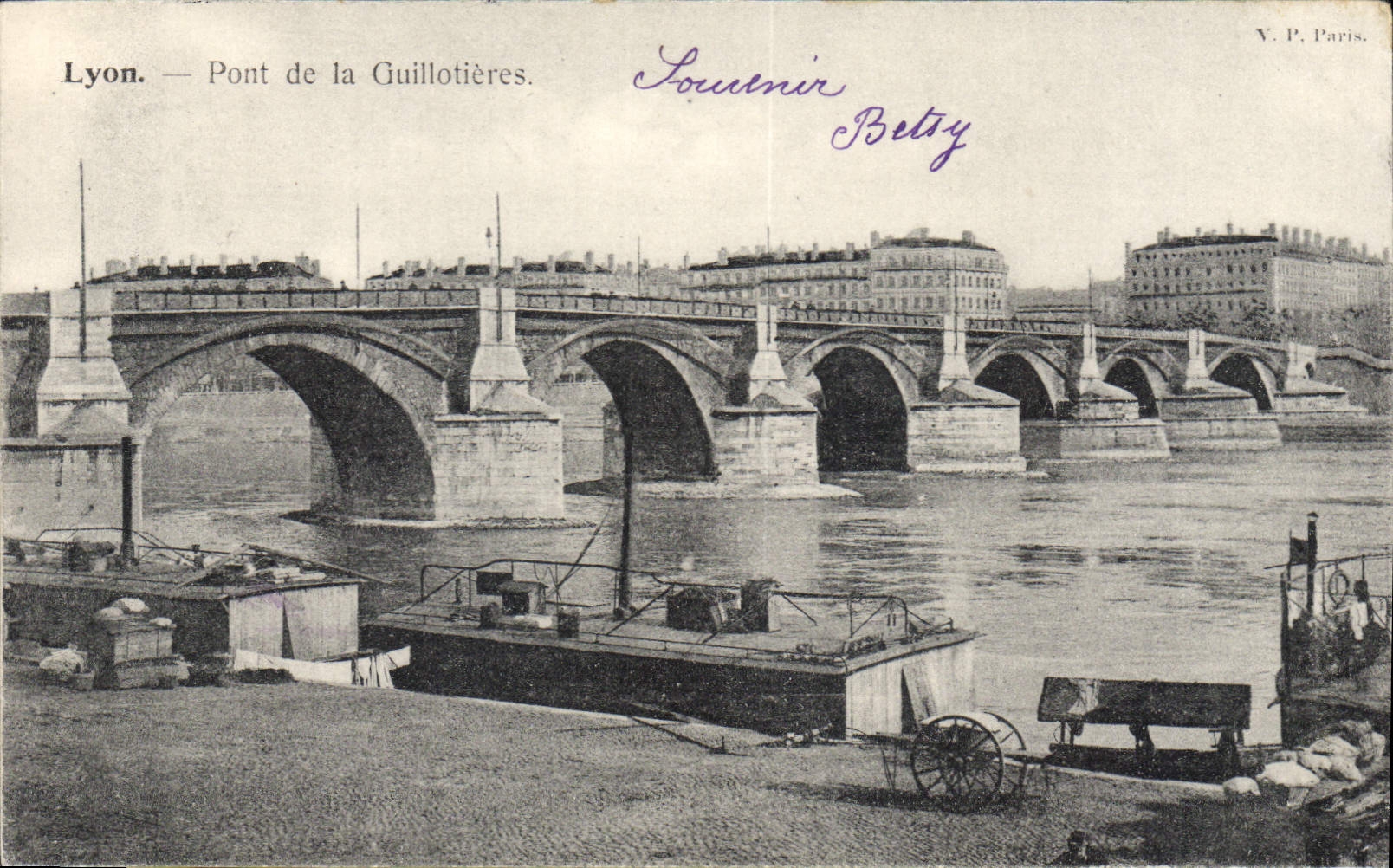 CPA Lyon Pont De La Guillotieres
