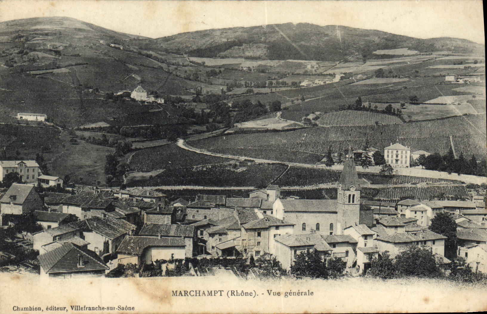 CPA Marchampt Vue Generale