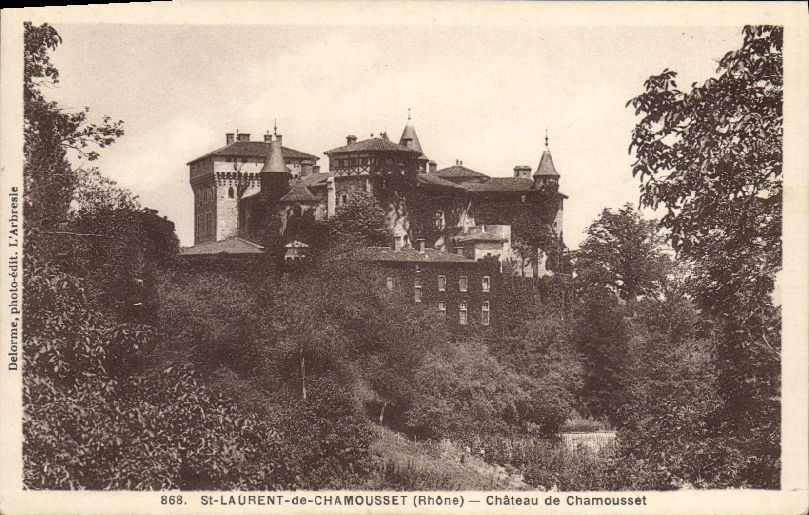 CPA St Laurent De Chamousset Le Château