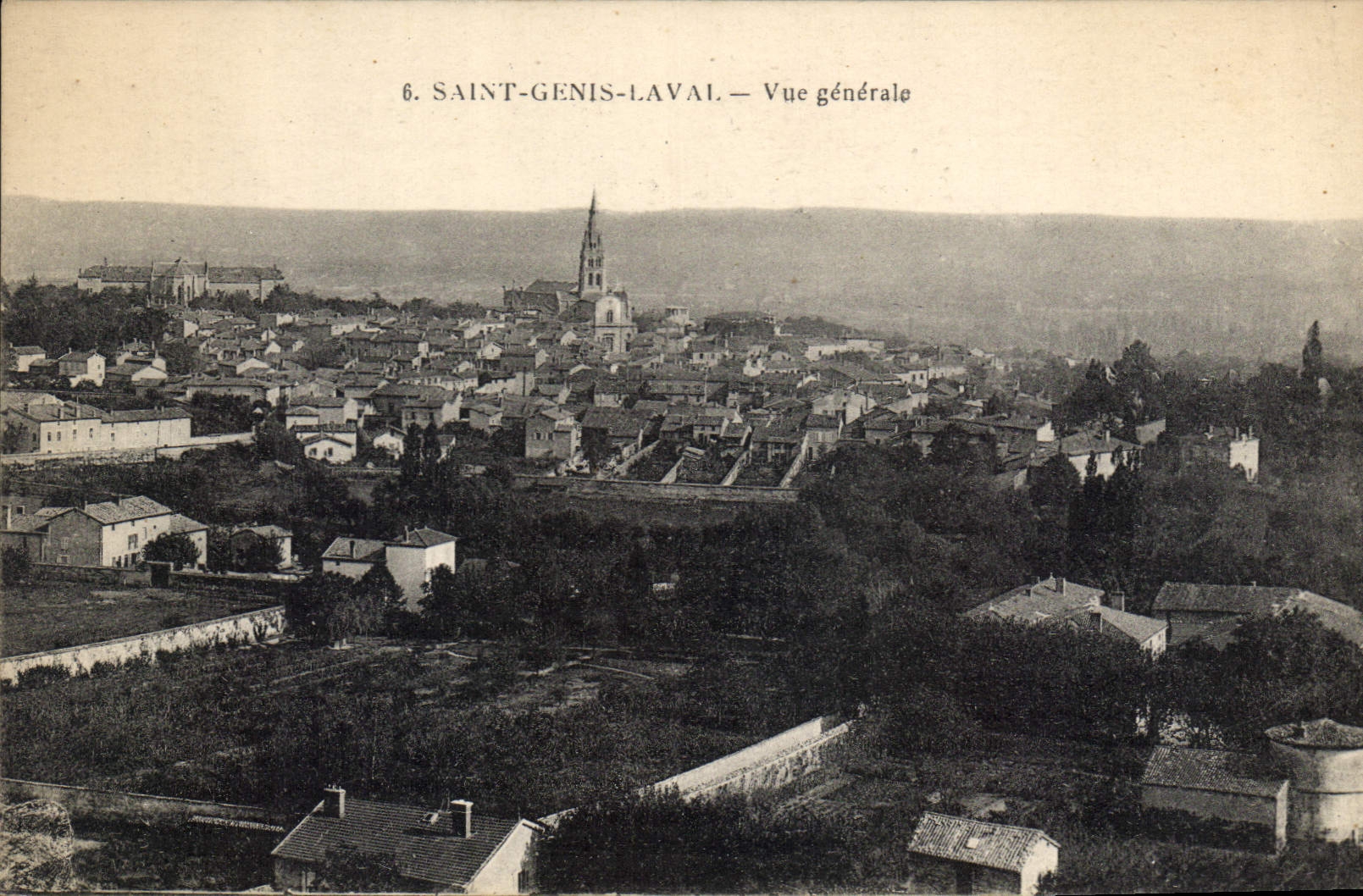 CPA Saint Genis Laval Vue Generale