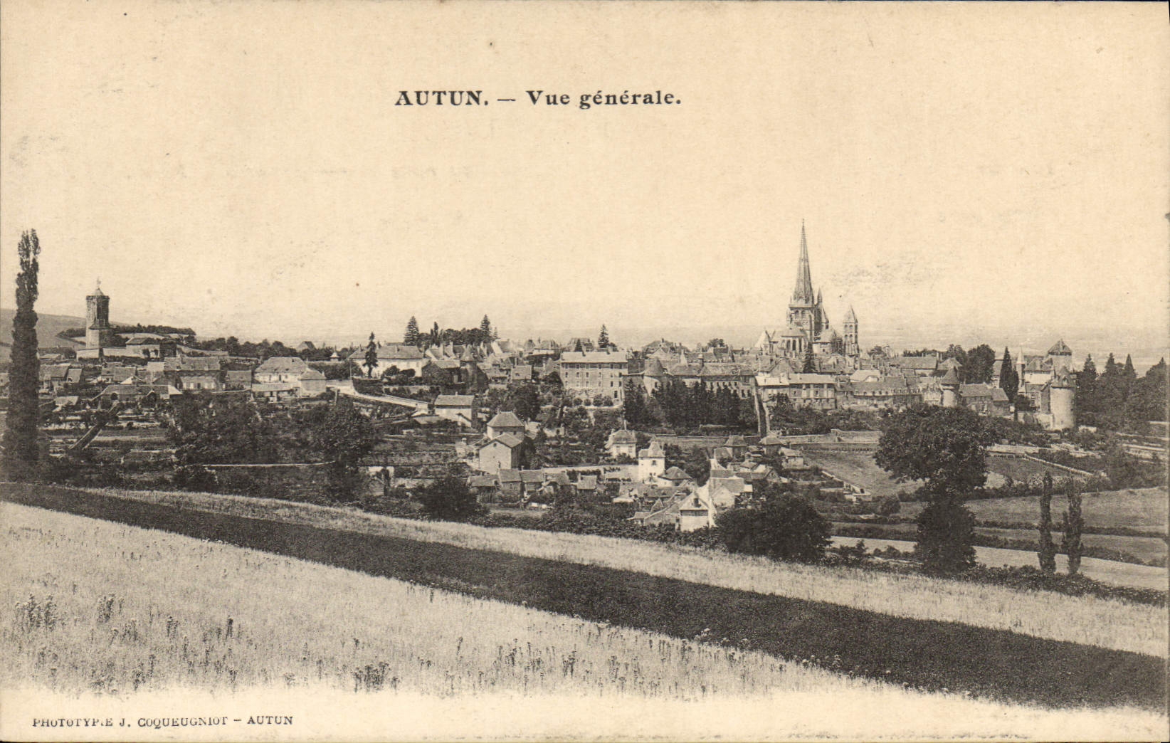 CPA Autun Vue Generale