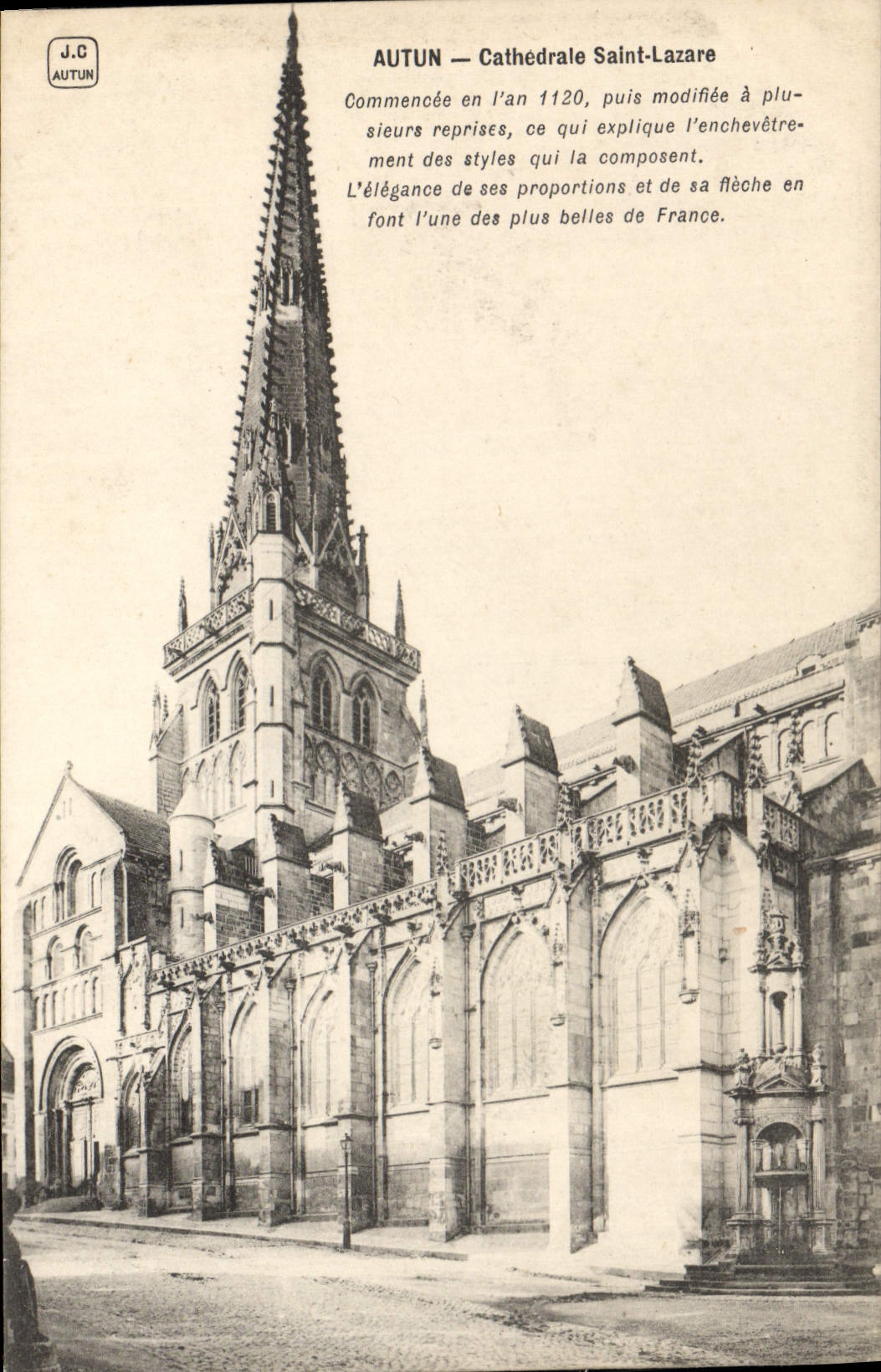 CPA Autun Cathderale Saint Lazare