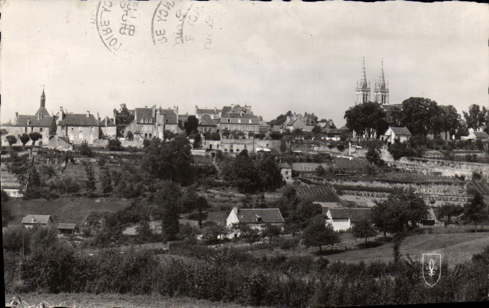 CPA Bourbon Lancy Vue Generale