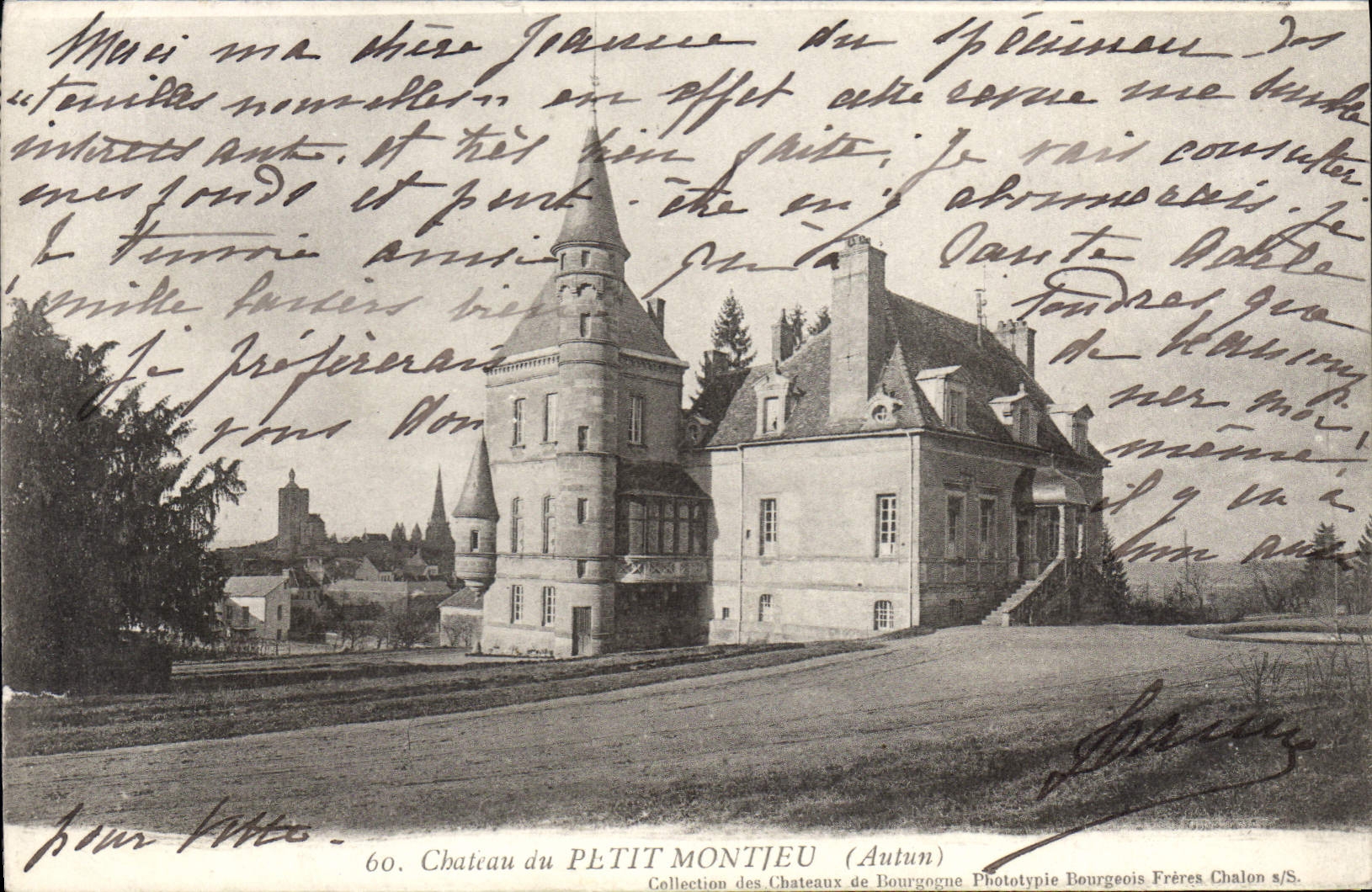 CPA Chateau Du Petit Montjeu Autun
