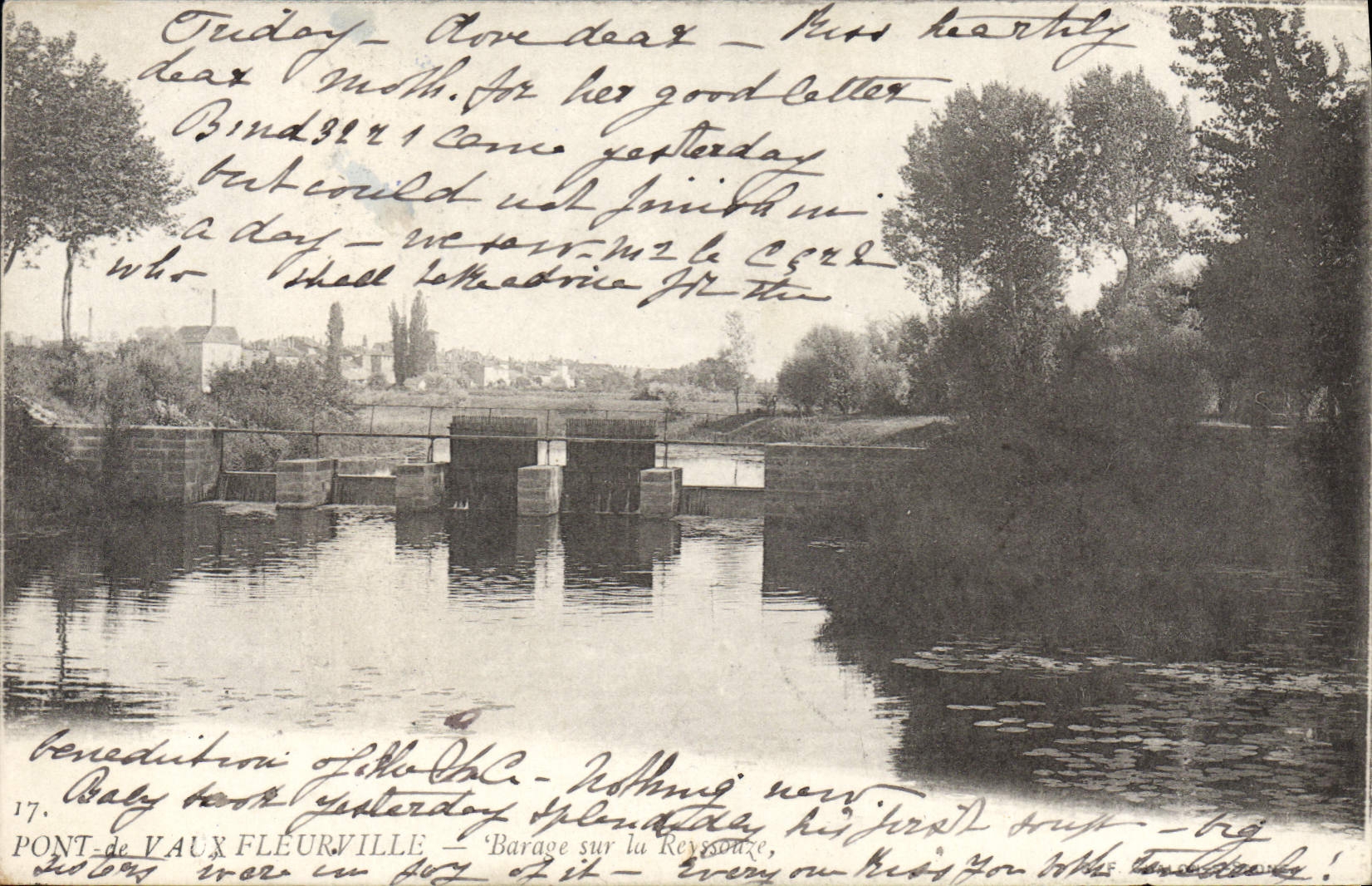 CPA Pont De Vaux Fleurville Barrage