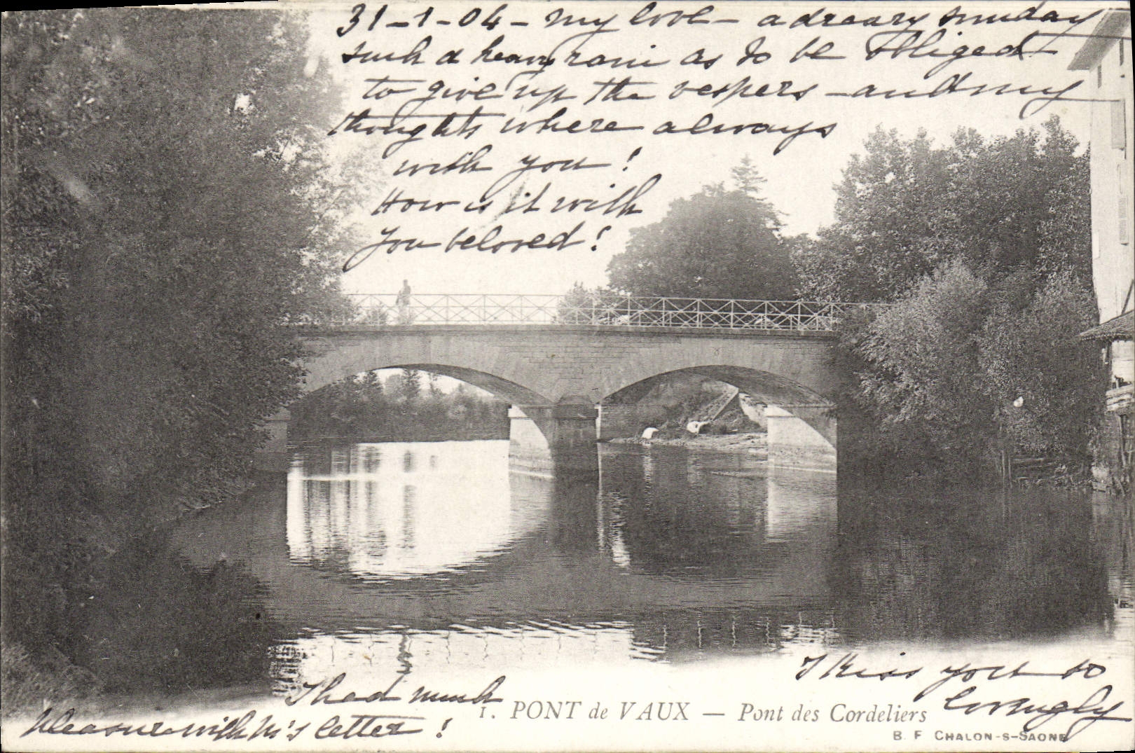 CPA Pont De Vaux Pont Des Cordeliers