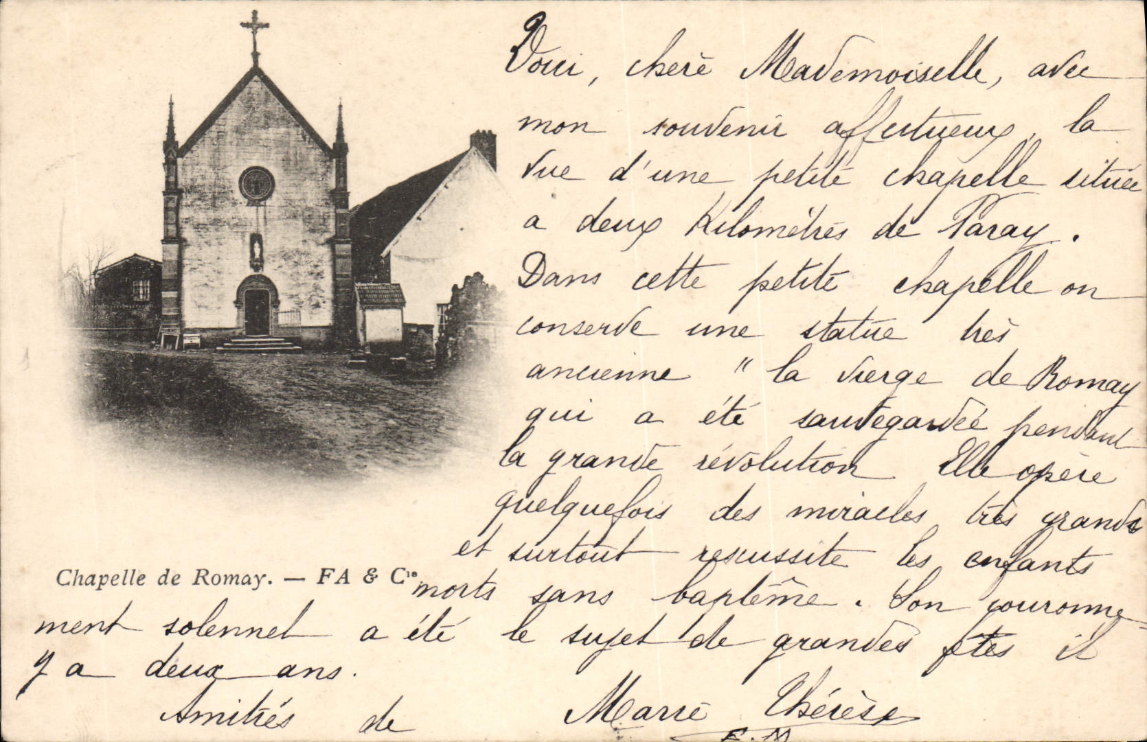 CPA Chapelle De Romay