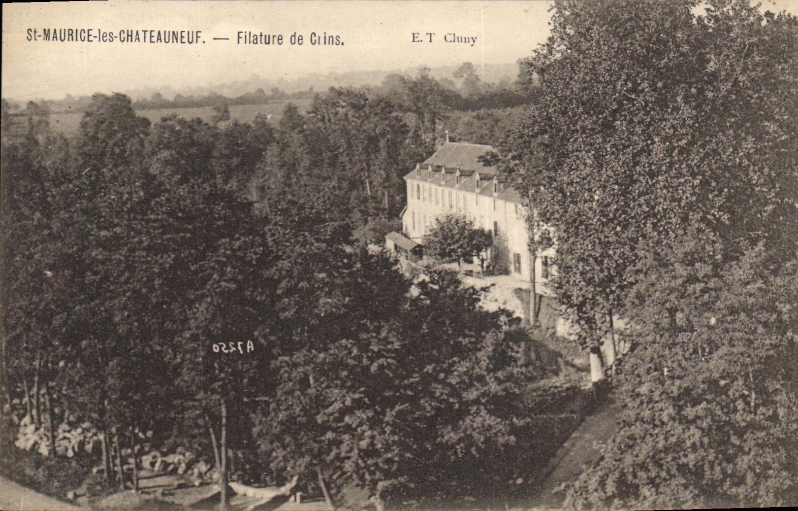 CPA St Maurice Les Chateauneuf Filature De Crins
