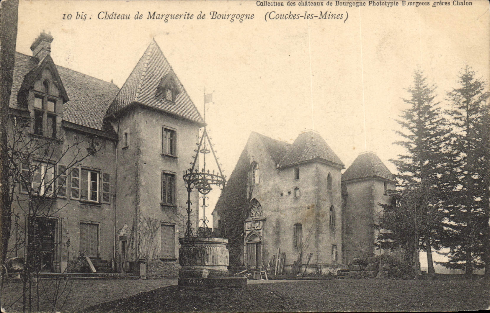 CPA Chateau De Marguerite De Bourgogne Couches-les-Mines