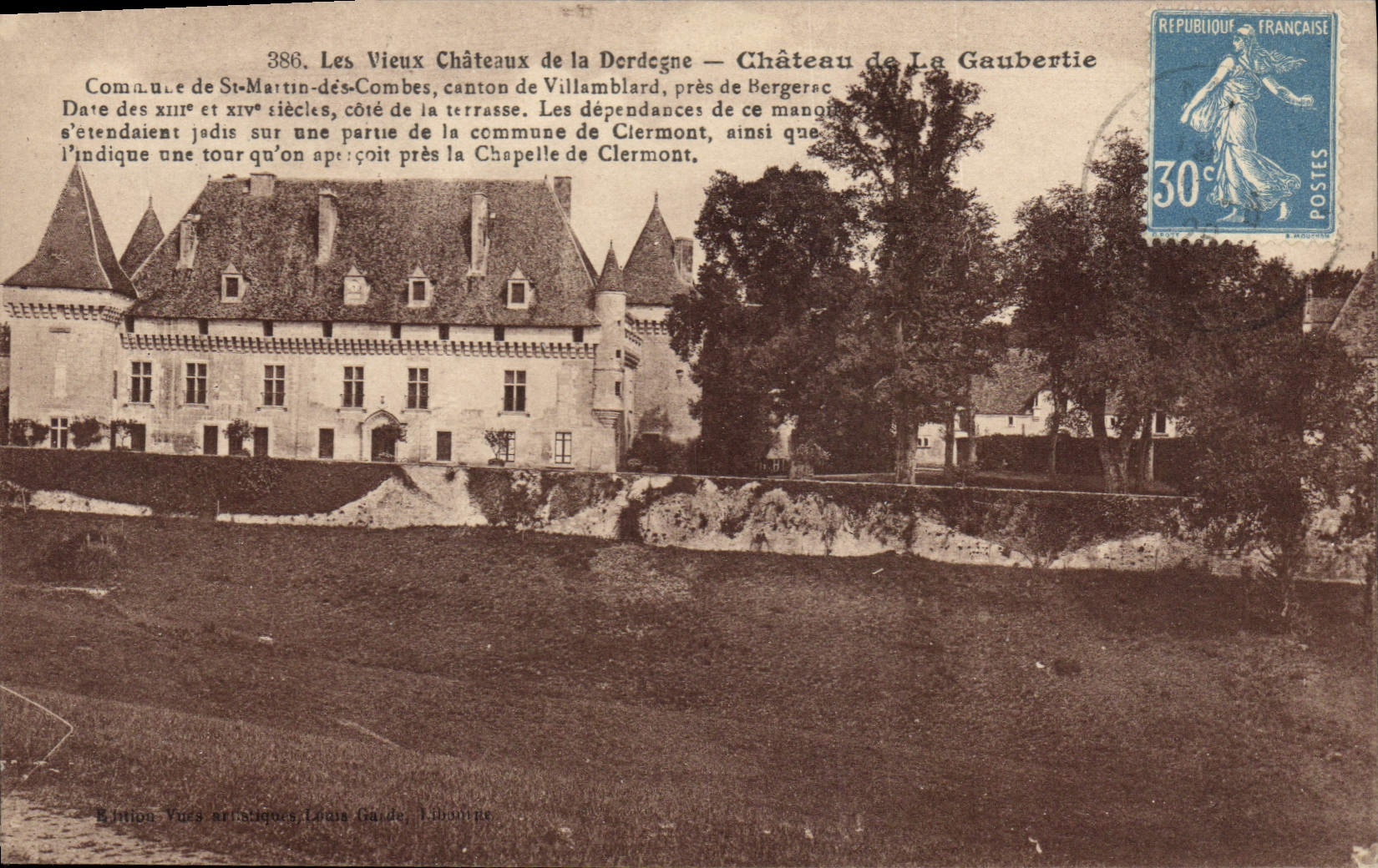 CPA Chateau De La Gaubertie