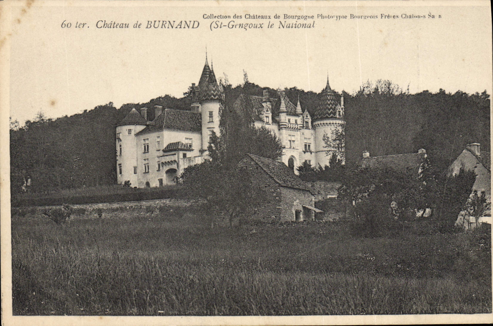 CPA Chateau De Burnand Saint-Gengoux le national