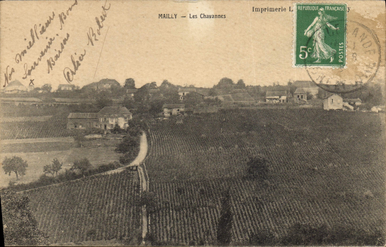 CPA Mailly Les Chavannes