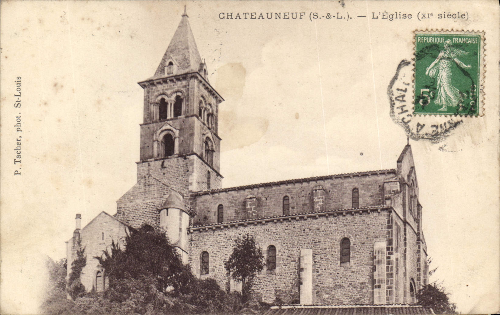 CPA Chateauneuf L'Eglise