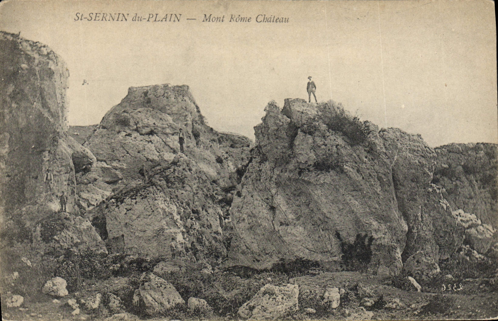 CPA St Sernin Du Plain Mont Rôme Chateau