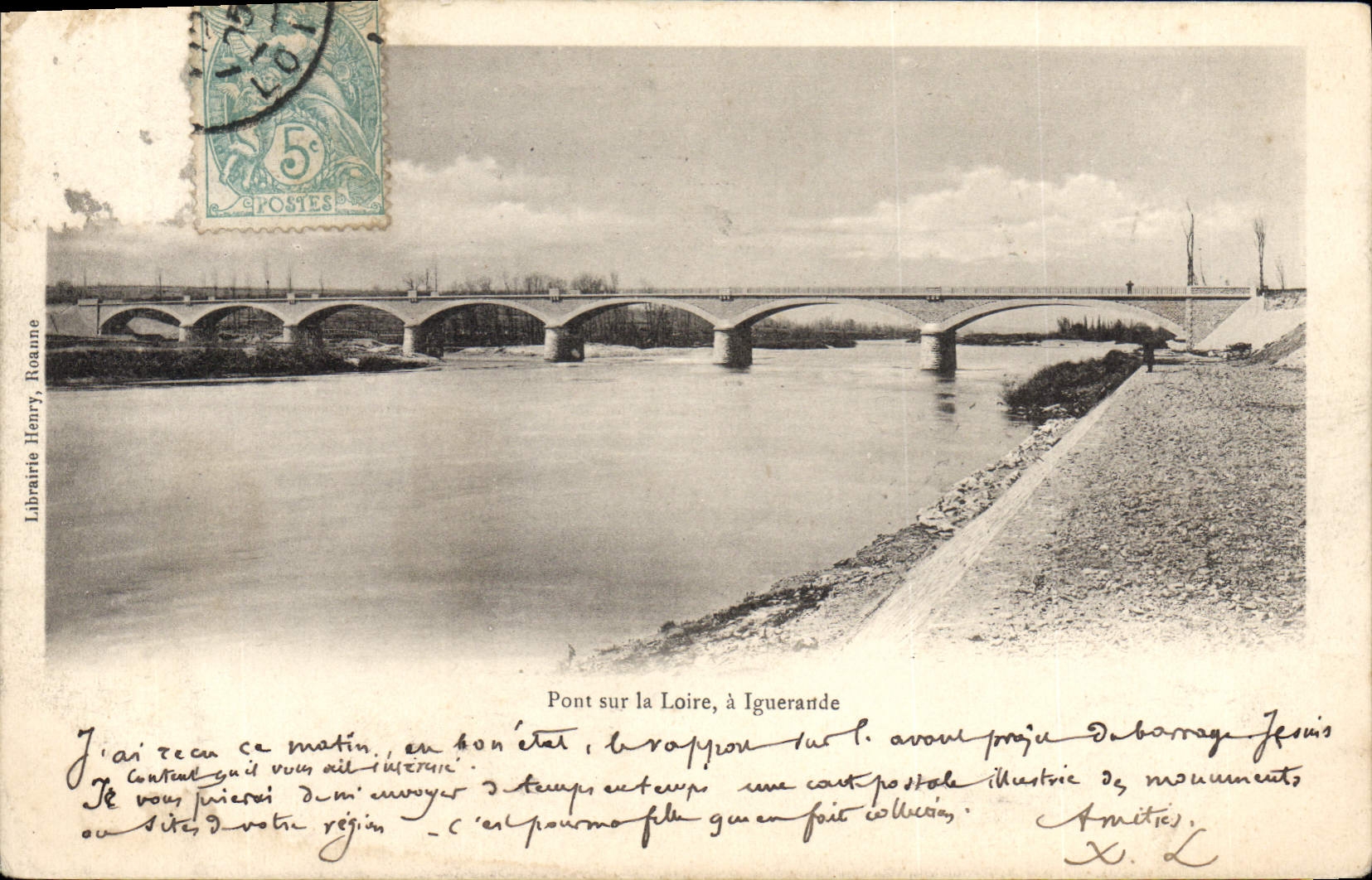 CPA Pont Sur La Loire A Iguerande
